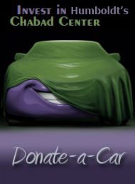 donate a car to Chabad Jewish Learning center of Humboldt County California